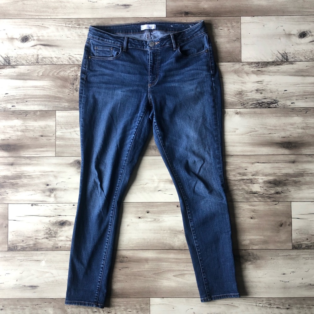 Ann Taylor Loft Curvy Skinny Jeans Size 12